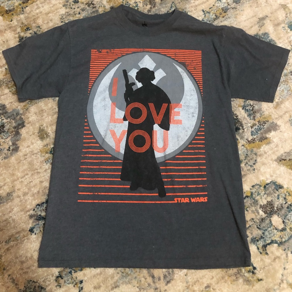 Disney Parks Star Wars Princess Leia Tee Size M